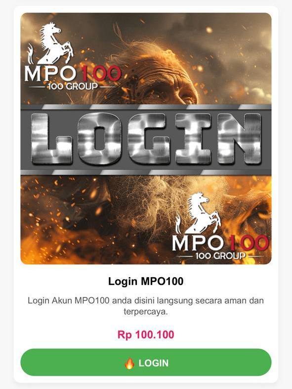 LOGIN MPO100